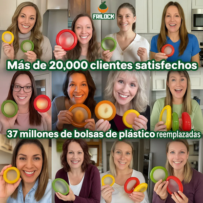 Frilock® – Cápsulas de Silicona para Conservar Frutas y Verduras